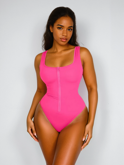 Comfit® Romy - Shaping-Badeanzug mit Reissverschluss