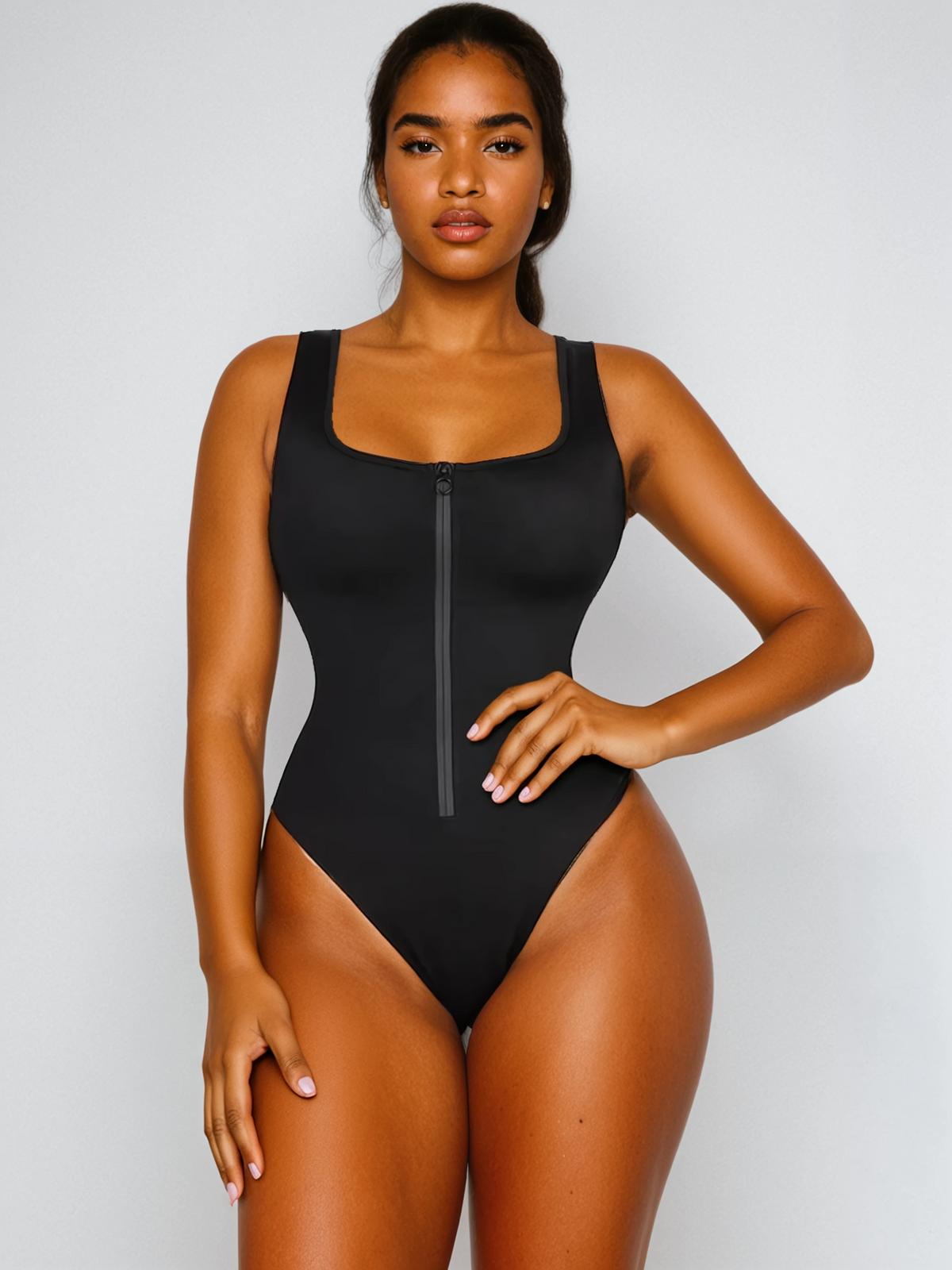 Comfit® Romy - Shaping-Badeanzug mit Reissverschluss